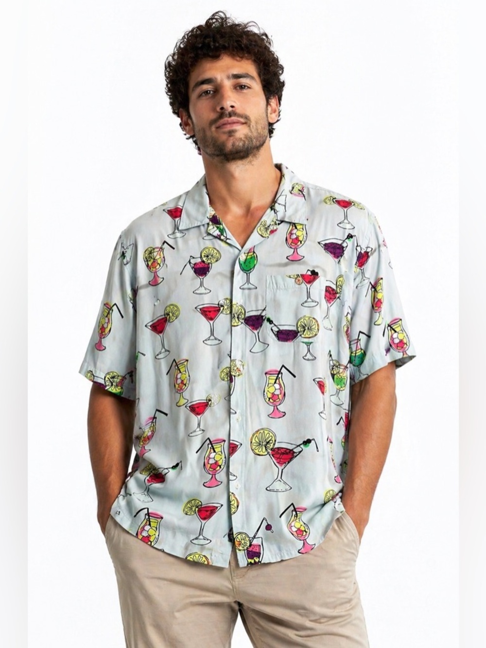 Molokai Surf Vintage Rayon Cocktail Shirt XXL